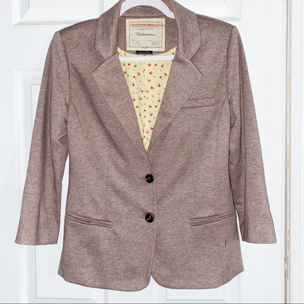 Anthropologie Cartonnier blazer
